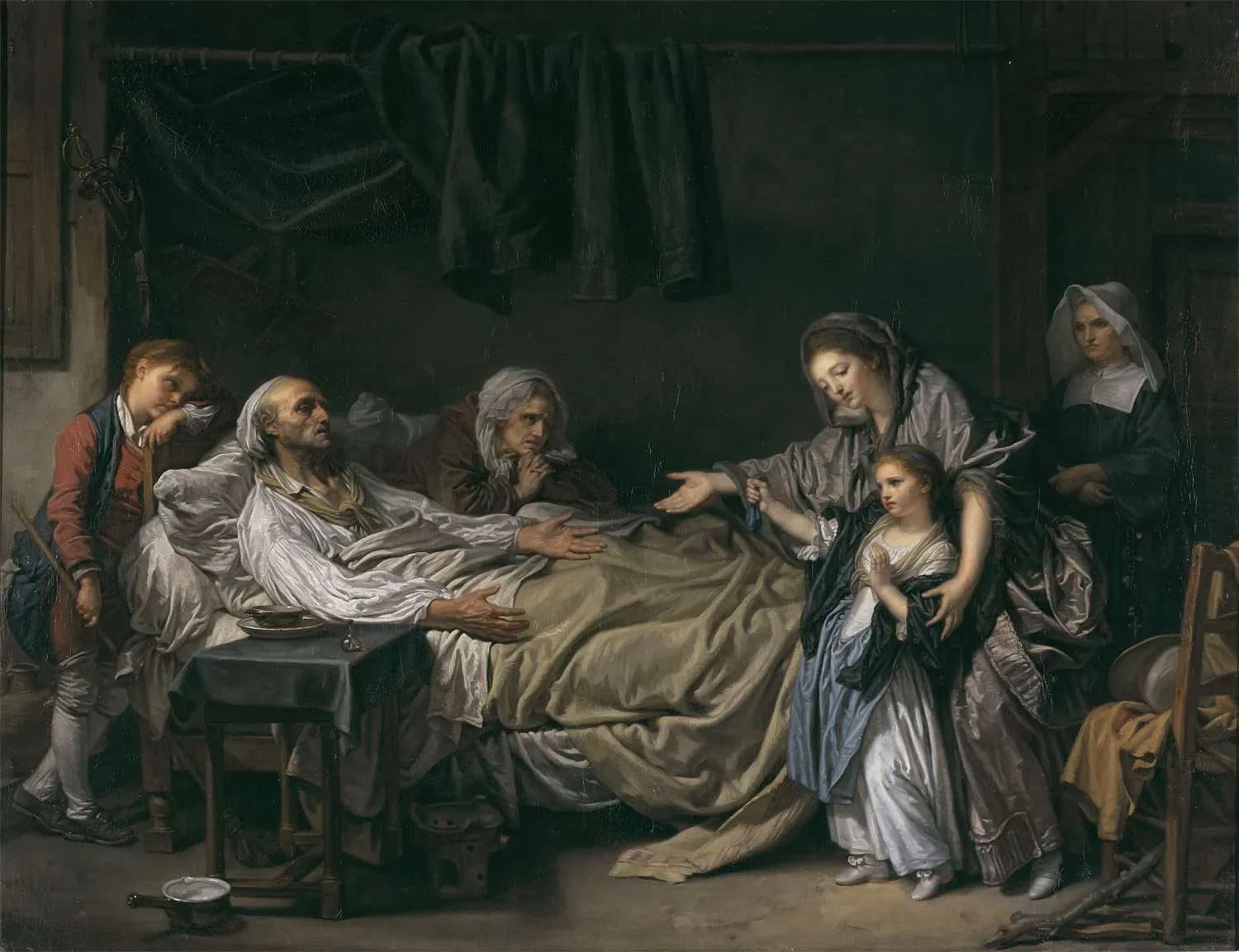 La Dame de Charité de Jean-Baptiste Greuze (1725–1805)